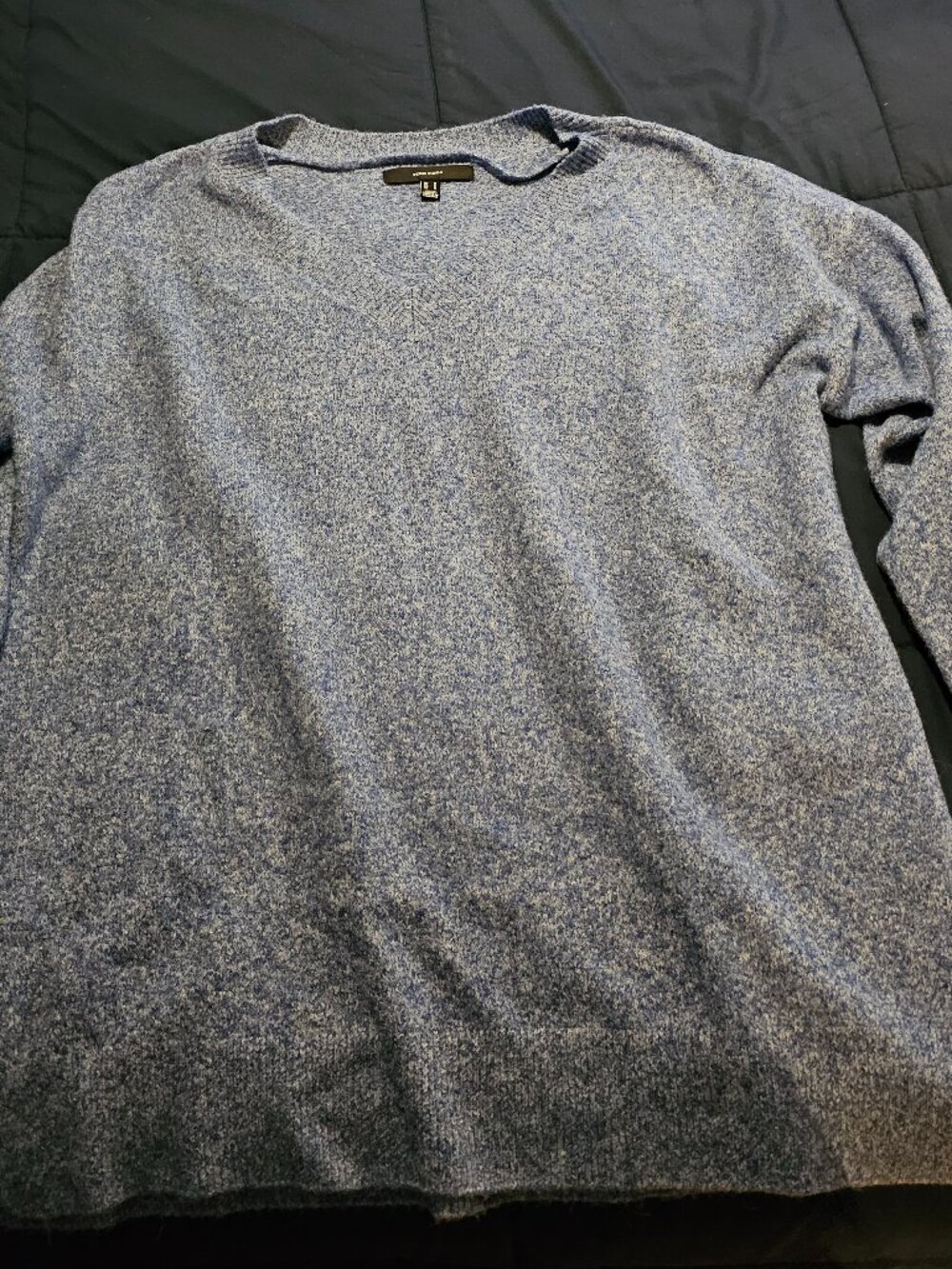 Blue melange tunic sweater by Vero Moda, sz M, oversized fit